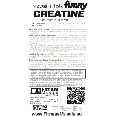 FM 100% Pure Funny Creatine Monohydrate