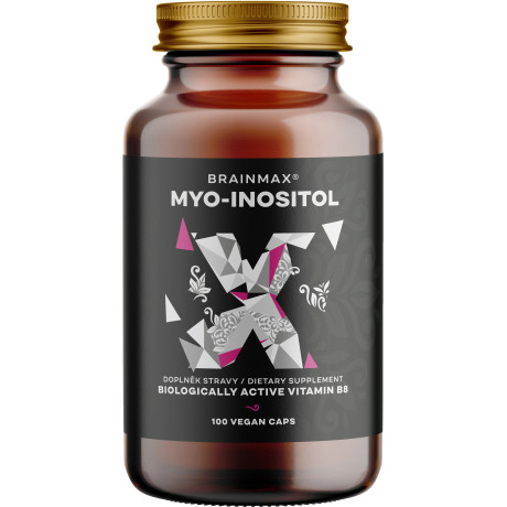 BrainMax Myo-Inositol, 100 rostlinných kapslí, PegraStore
