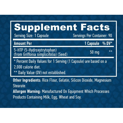 Haya Labs 5-HTP 50mg