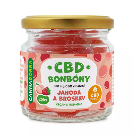 Zelená Země CBD bonbóny, 20 ks, PegraStore.cz