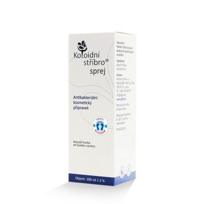 Koloidní stříbro Proti mykózám a plísním - sprej 100 ml 70 ppm