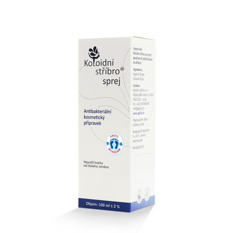 Koloidní stříbro Proti mykózám a plísním - sprej 100 ml 70 ppm