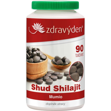 Zdravý den Shud Shilajit, mumio 90 tablet, 37,8g