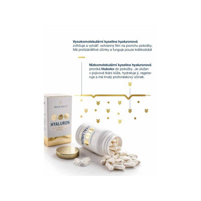 WoldoHealth Kyselina hyaluronová 90 kapslí