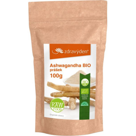 Zdravý den Ashwagandha BIO prášek 100g