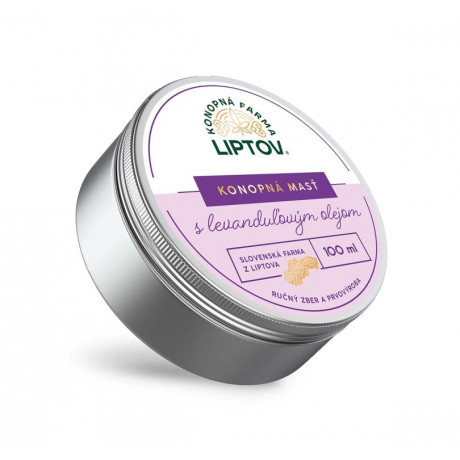 Konopná mast CBD 1000 mg levandule