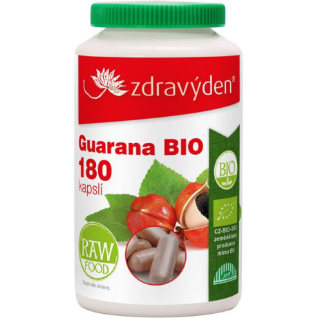 Zdravý den Guarana BIO 180 kapslí