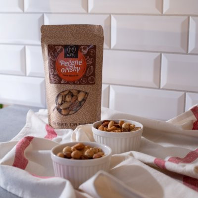 NATU Pečené oříšky s medem a solí 200g