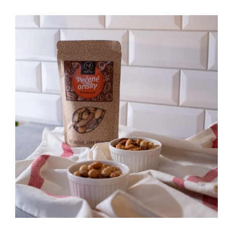 NATU Pečené oříšky s medem a solí 200g