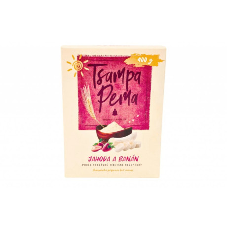 Tsampa Pema - Jahoda a banán 400 gr