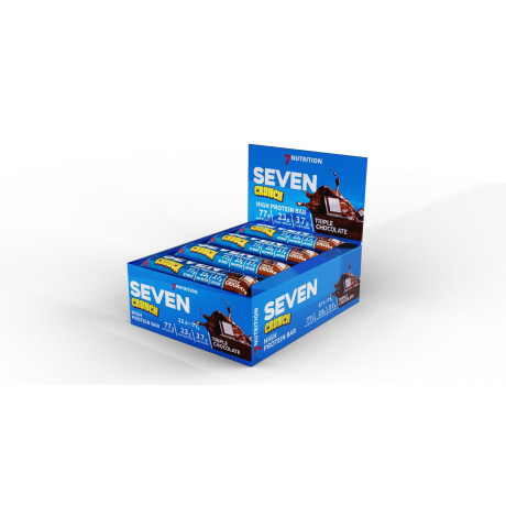 7NUTRITION SEVEN Proteinová tyčinka Triple Chocolate 77g