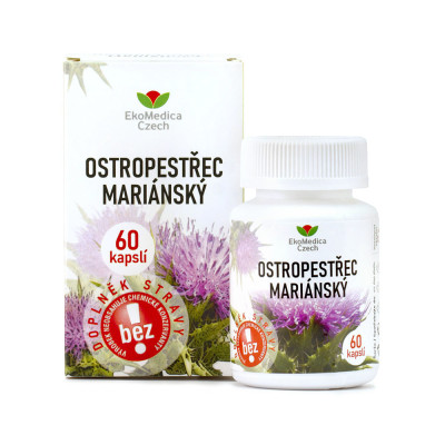 EkoMedica Ostropestřec mariánský 60 kapslí, PegraStore.cz