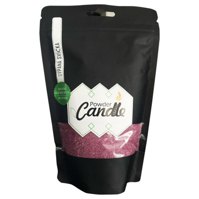 PowderCandle Sypaná svíčka | Fialová | Hoří 50 hodin | PegraStore