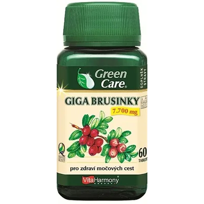 VitaHarmony Giga Brusinky 7.700 mg, 60 tablet | Silná dávka pro močové cesty |Pegrastore