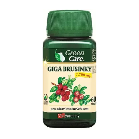 VitaHarmony Giga Brusinky 7.700 mg, 60 tablet | Silná dávka pro močové cesty |Pegrastore