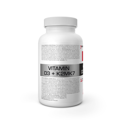 7Nutrition Vitamin D3 + K2 MK7 60 tablet | Zdravé kosti a imunita