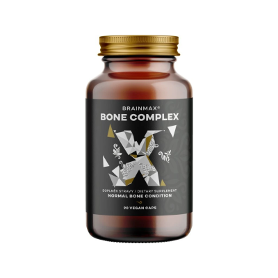 BrainMax Bone Complex, podpora zdraví kostí, 90 rostlinných kapslí, pegrastore.cz
