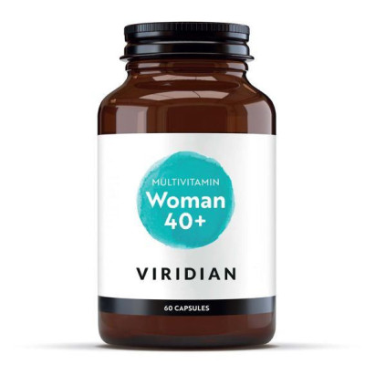 Viridian Woman 40+ Woman Multivitamin 60 kapslí (Natural multivitamín pro ženy), PegraStore.cz