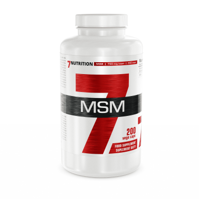 7NUTRITION MSM 750mg kloubní výživa 200 kapslí, PegraStore.cz