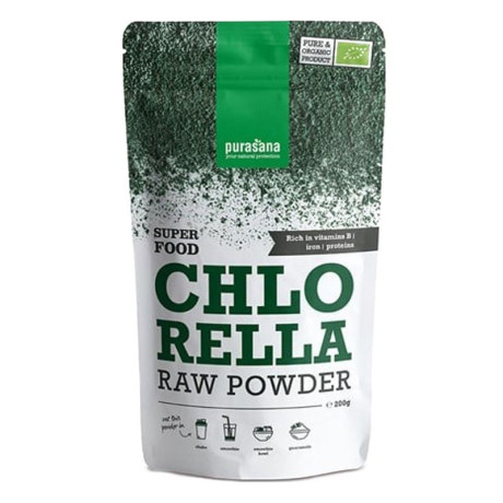 Purasana Chlorella Powder BIO 200g, PegraStore.cz