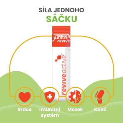Junior Revive 20 sáčků natural | Multivitamín pro děti 4–12 let | PegraStore
