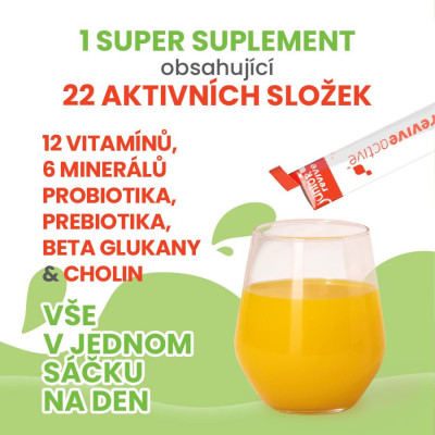 Junior Revive 20 sáčků natural | Multivitamín pro děti 4–12 let | PegraStore