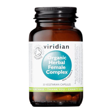 Viridian Herbal Female Complex 30 kapslí Organic, PegraStore.cz