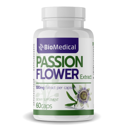 BioMedical Passion Flower Extract - Extrakt z květů Mučenky pletní 6caps, PegraStore.cz