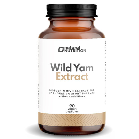 Natural Nutrition Wild Yam extract kapsle 90 caps, PegraStore.cz