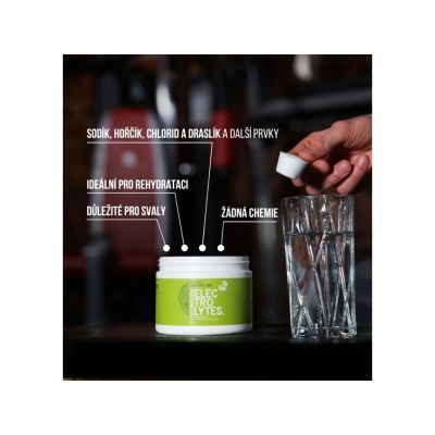 BrainMax Hydration Electrolytes, hydratační elektrolyty, jablko, 30 dávek, 300 g, PegraSrore.cz