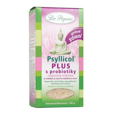 Dr. Popov Psyllicol® PLUS s probiotiky, 100 g, PegraStore.cz