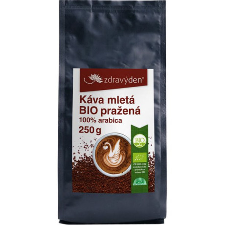 Zdravý den Káva mletá BIO pražená 250g, PegraStore.cz