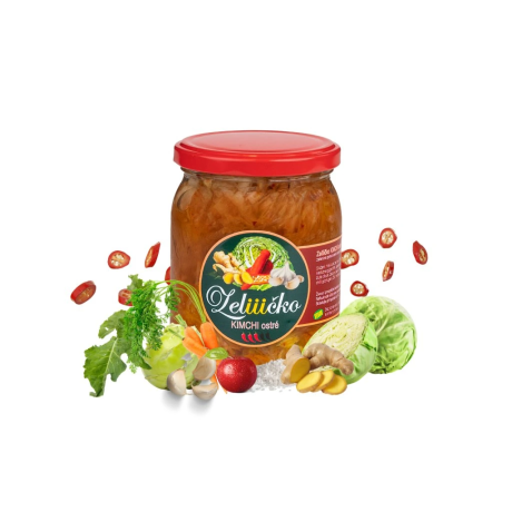 Kysané zelí 500g | Kimchi, ostré, PegraStore.cz