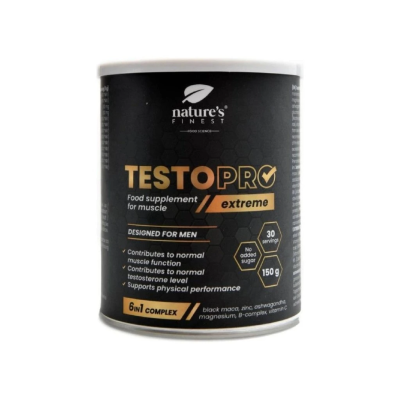 Nature’s Finest TestoPro Extreme, Podpora testosteronu, 150 g, PegraStore.cz