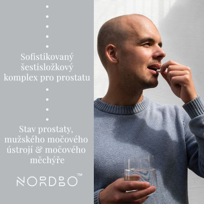 Nordbo Male Support Prostate 120 kapslí | podpora zdraví prostaty