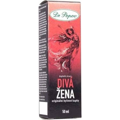 Divá žena, originální bylinné kapky, 50 ml, PegraStore.cz