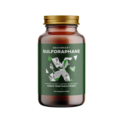BrainMax Sulforaphane 35 mg, Sulforafan, 100 rostlinných kapslí, PegraStore.cz