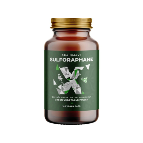 BrainMax Sulforaphane 35 mg, Sulforafan, 100 rostlinných kapslí, PegraStore.cz