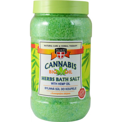 Palacio konopná sůl do koupele 1200 gr