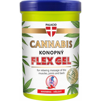 PALACIO Konopný masážní Flex gel, hřejivý 380 ml, PegraStore.cz