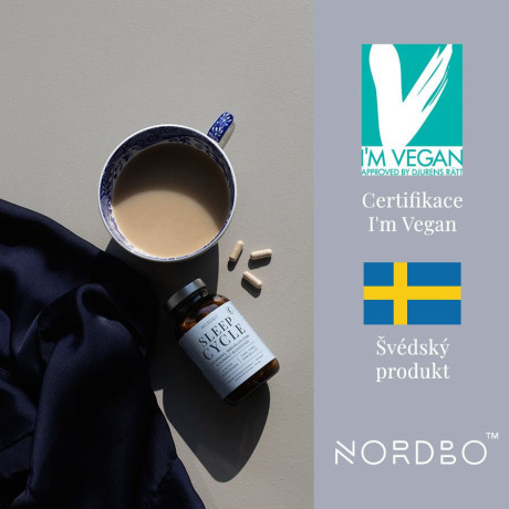Nordbo Sleep Cycle – Podpora kvalitního spánku | 120 kapslí