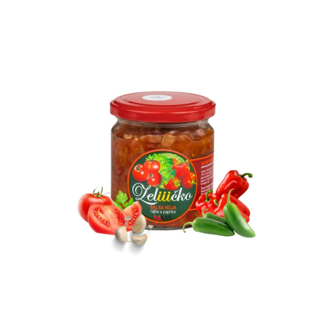 Zeličko Fermentovaná salsa Roja 350g | Rajče a červená paprika, PegraStore.cz
