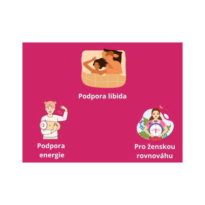 Královské Libido pro ženy – Maca + Ženšen | Vitalita & hormonální rovnováha