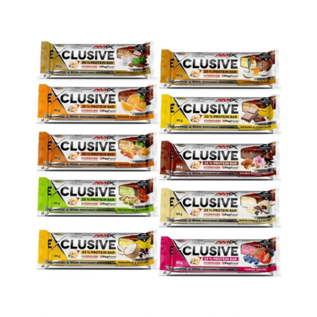 AMIX Exclusive Protein Bar, 85 g. PegraStore.cz