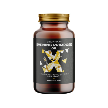 BrainMax Primrose oil, pupálkový olej, 90 rostlinných softgelových kapslí, PegraStore.cz