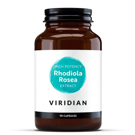 Viridian Rhodiola Rosea Maximum Potency 90 kapslí | Adaptogen proti stresu