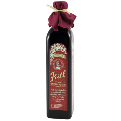 Kitl Životabudič 250 ml – přírodní sirup na povzbuzení s kofeinem a bylinami