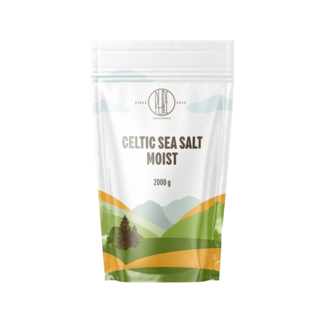 BrainMax Pure Celtic Sea Salt, Moist, Keltská mořská sůl, vlhká, 2000 g, PegraStore.cz