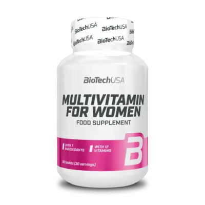 BioTech USA Multivitamin for women 60 tablet, PegraStore.cz