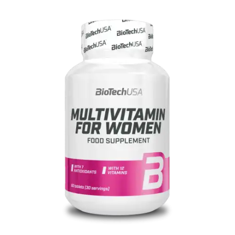 BioTech USA Multivitamin for women 60 tablet, PegraStore.cz
